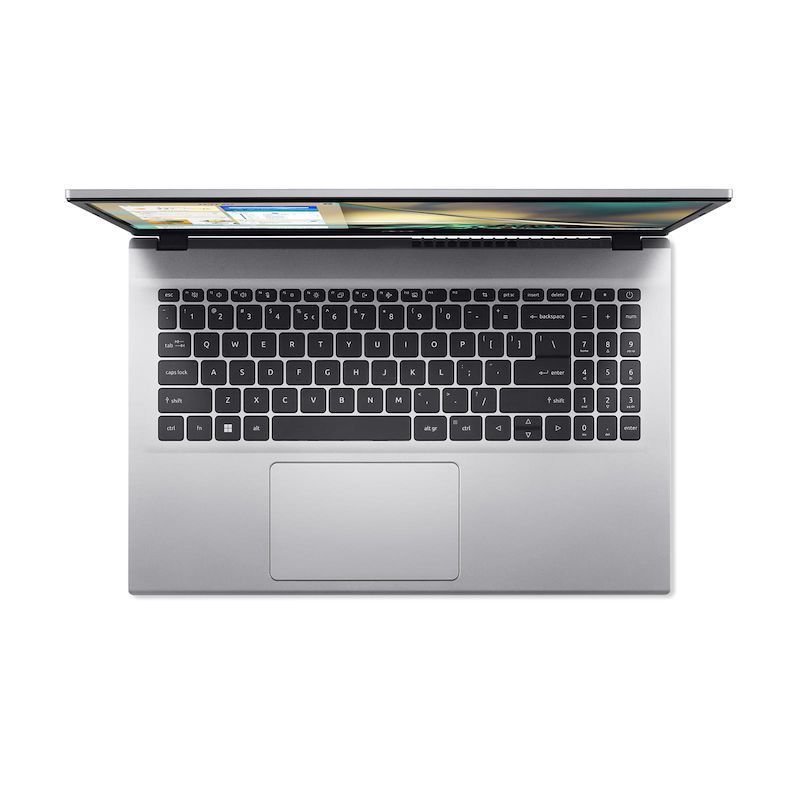 Acer Aspire 3 A315-59-77J2 Intel Core i7 i7-1255U Computer portatile 39,6 cm (15.6") Full HD 16 GB DDR4-SDRAM 512 GB SSD Wi-Fi 6 (802.11ax) Windows 11 Home Argento [NX.K6TET.00C]