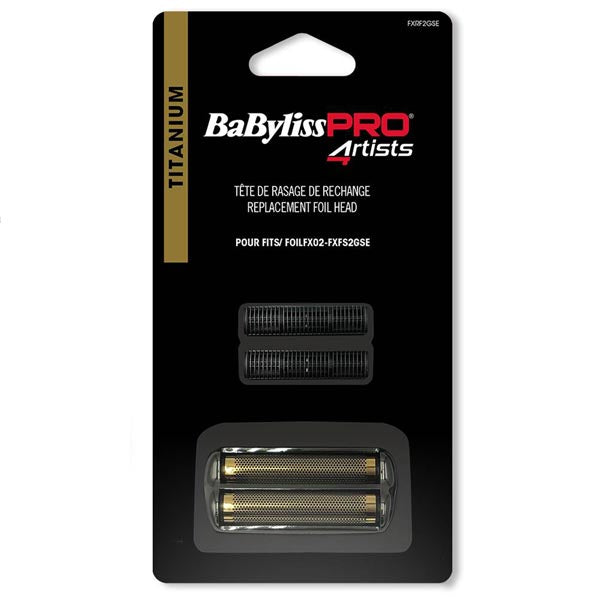 BABYLISS PRO RICAMBIO TESTINA + LAMA SHAVER BLACK NERO