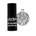 LAYLA LAYBA SMALTO SEMIPERMANENTE GEL POLISH HYPER SILVER 718