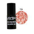 LAYLA LAYBA SMALTO SEMIPERMANENTE GEL POLISH ZIPPY RED GOLD 720