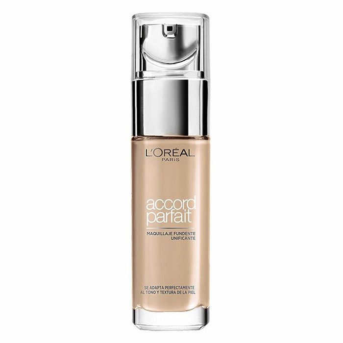 L'OREAL FONDOTINTA ACCORD PARFAIT FLUIDO BEIGE DORE 3.D/3.W