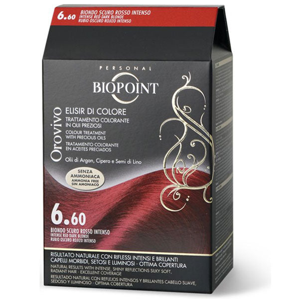 BIOPOINT OROVIVO ELISIRCOLORE BIONDO SCURO ROSSO INTENSO 6.60