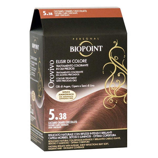 BIOPOINT OROVIVO ELISIRCOLORE CASTANO CHIARO CIOCCOLATO 5.38