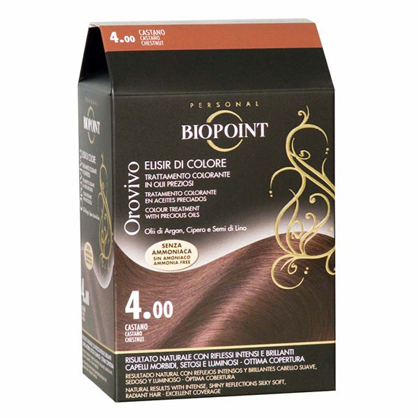 BIOPOINT OROVIVO ELISIRCOLORE CASTANO 4.00
