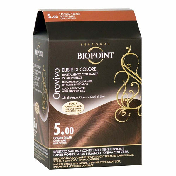 BIOPOINT OROVIVO ELISIRCOLORE CASTANO CHIARO 5.00