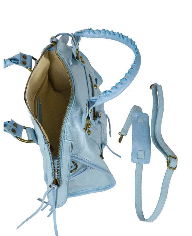 Medium Shoulder Bag with Strap – Premium Italian Leather
