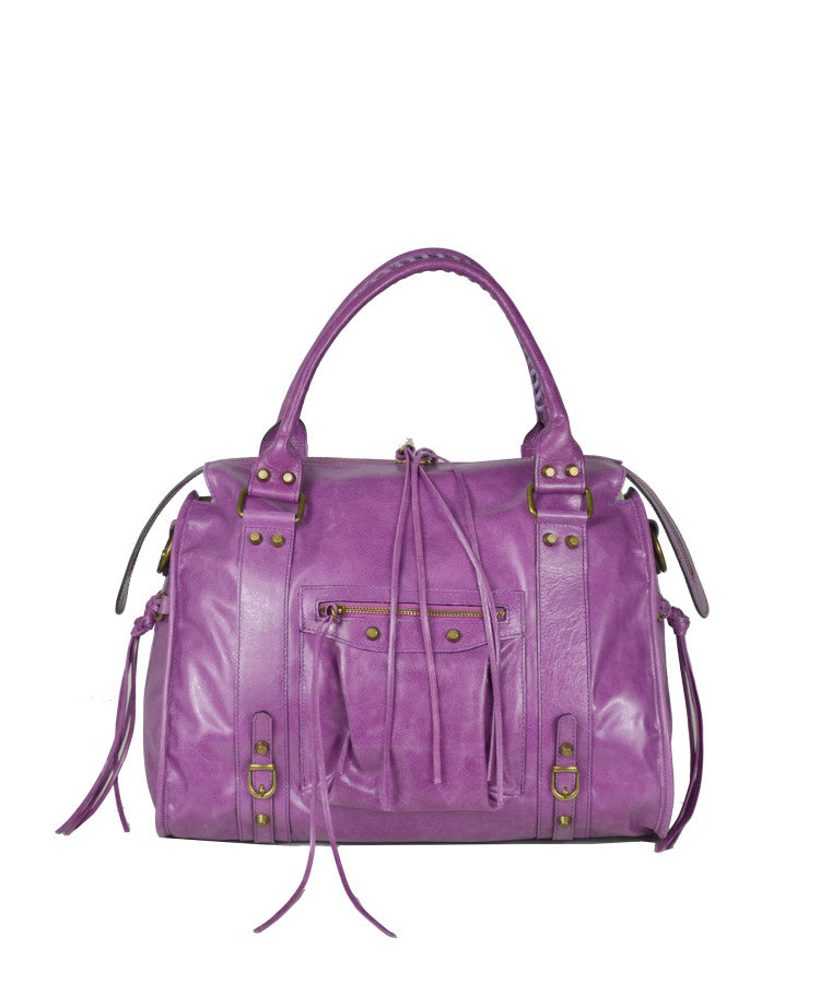 Large Shoulder Bag with Strap – Premium Italian Leather