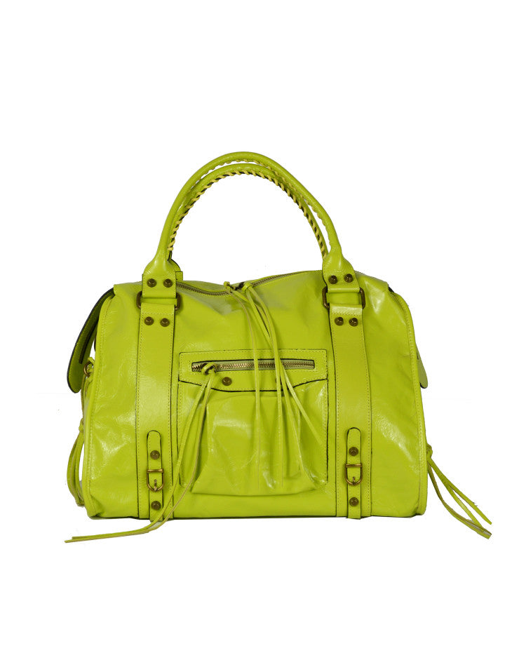 Large Shoulder Bag with Strap – Premium Italian Leather