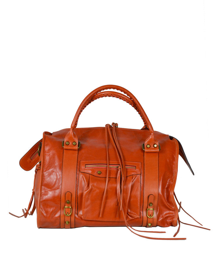 Large Shoulder Bag with Strap – Premium Italian Leather