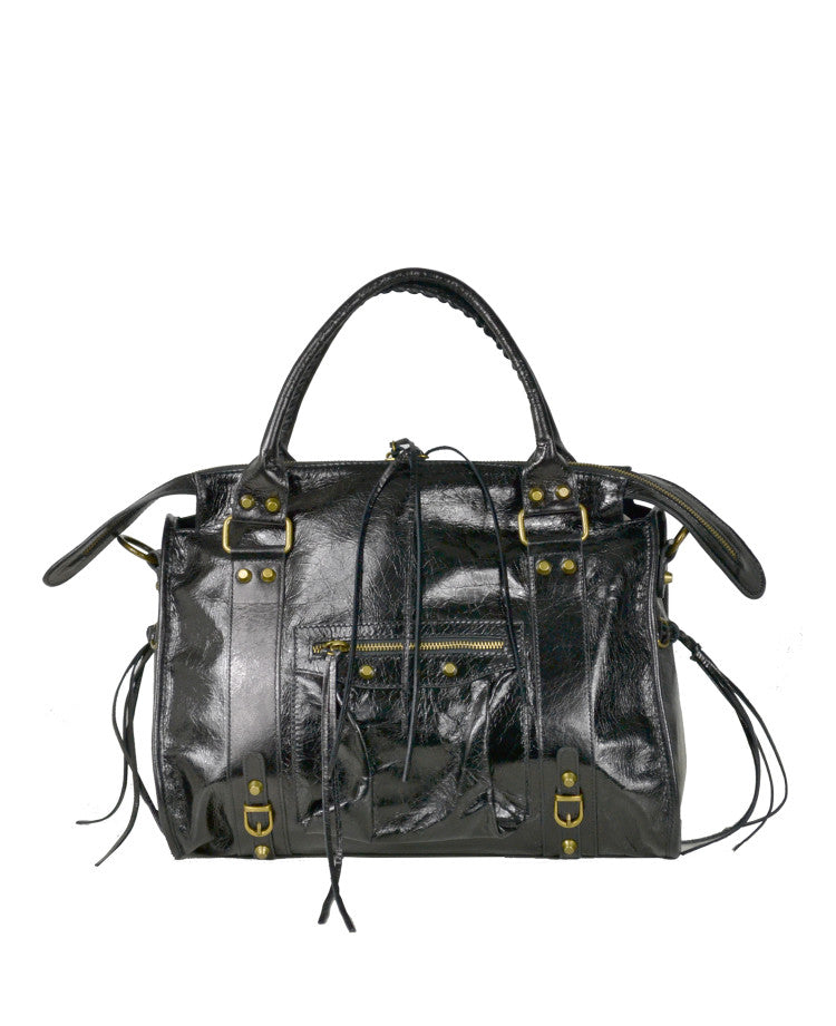 Large Shoulder Bag with Strap – Premium Italian Leather