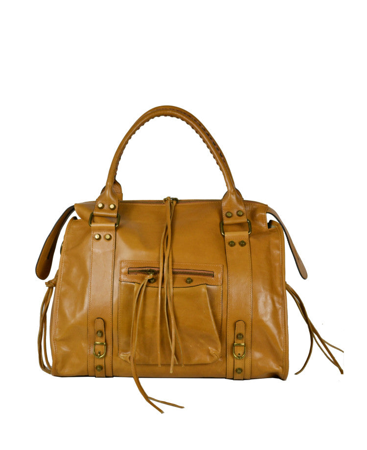 Large Shoulder Bag with Strap – Premium Italian Leather