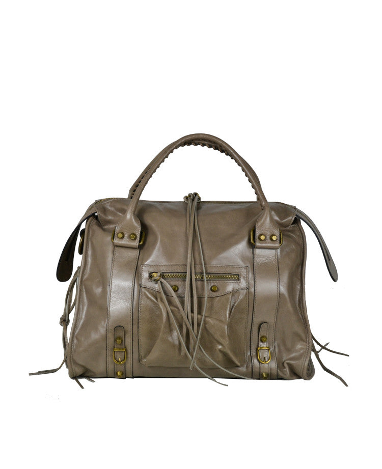 Large Shoulder Bag with Strap – Premium Italian Leather