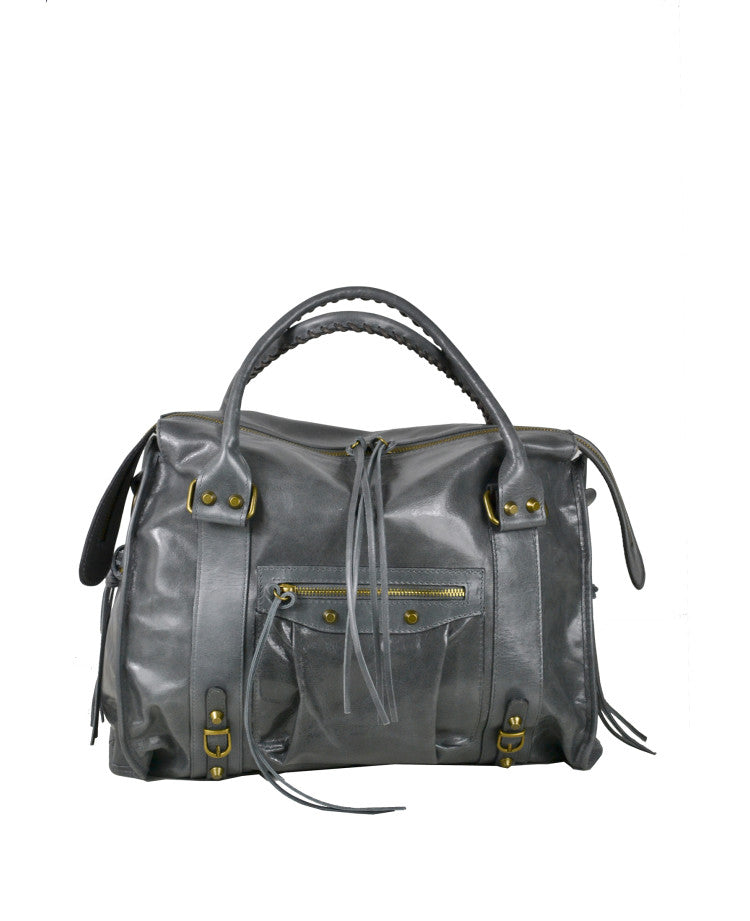 Large Shoulder Bag with Strap – Premium Italian Leather