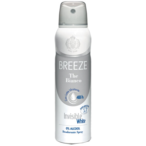 BREEZE DEODORANTE SPRAYTHE BIANCO INVISIBLE WHITE 150 ML