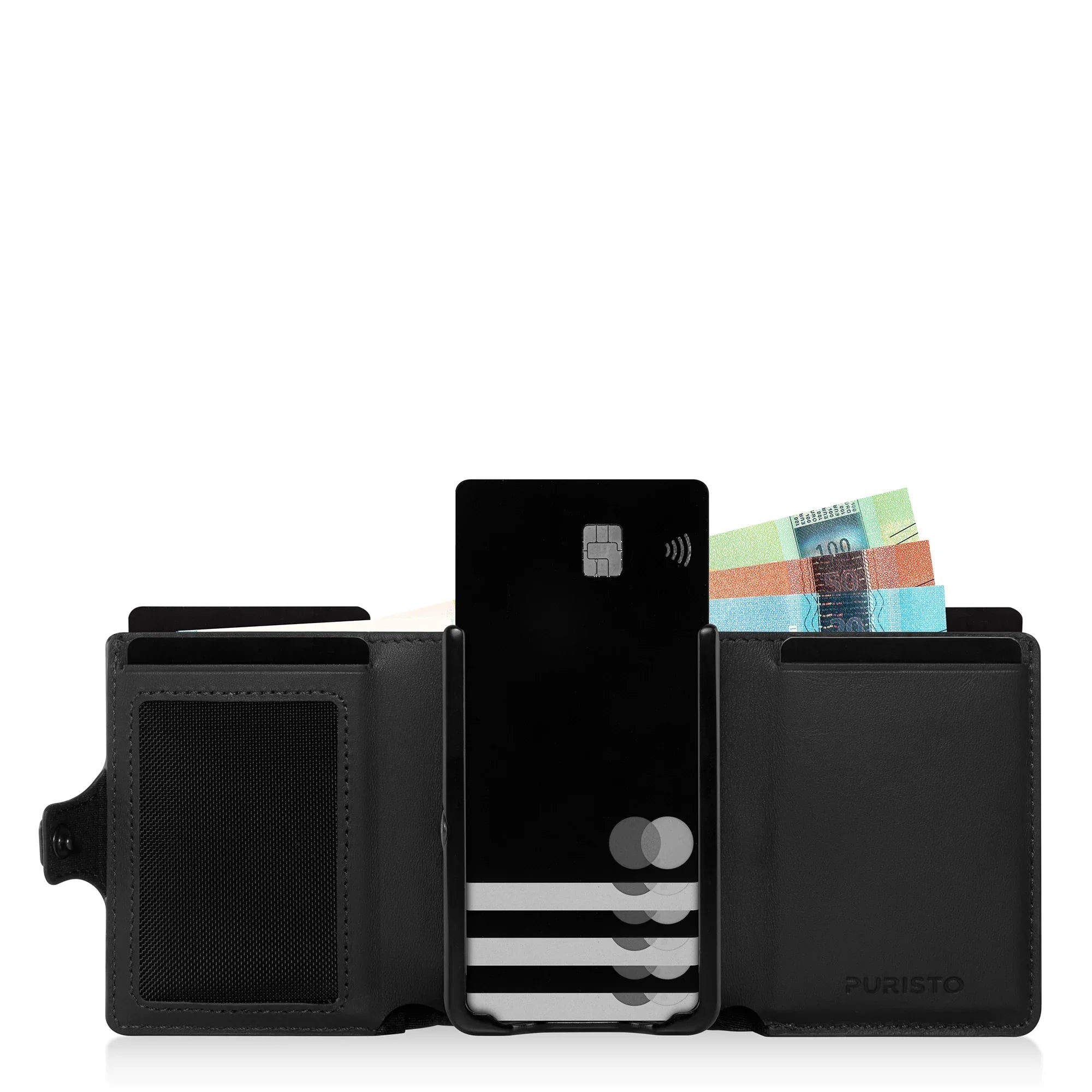 KLIK Classic con portamonete XL Pelle Nera