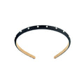Cerchietto Capelli Hairband Ribbon thin Stones