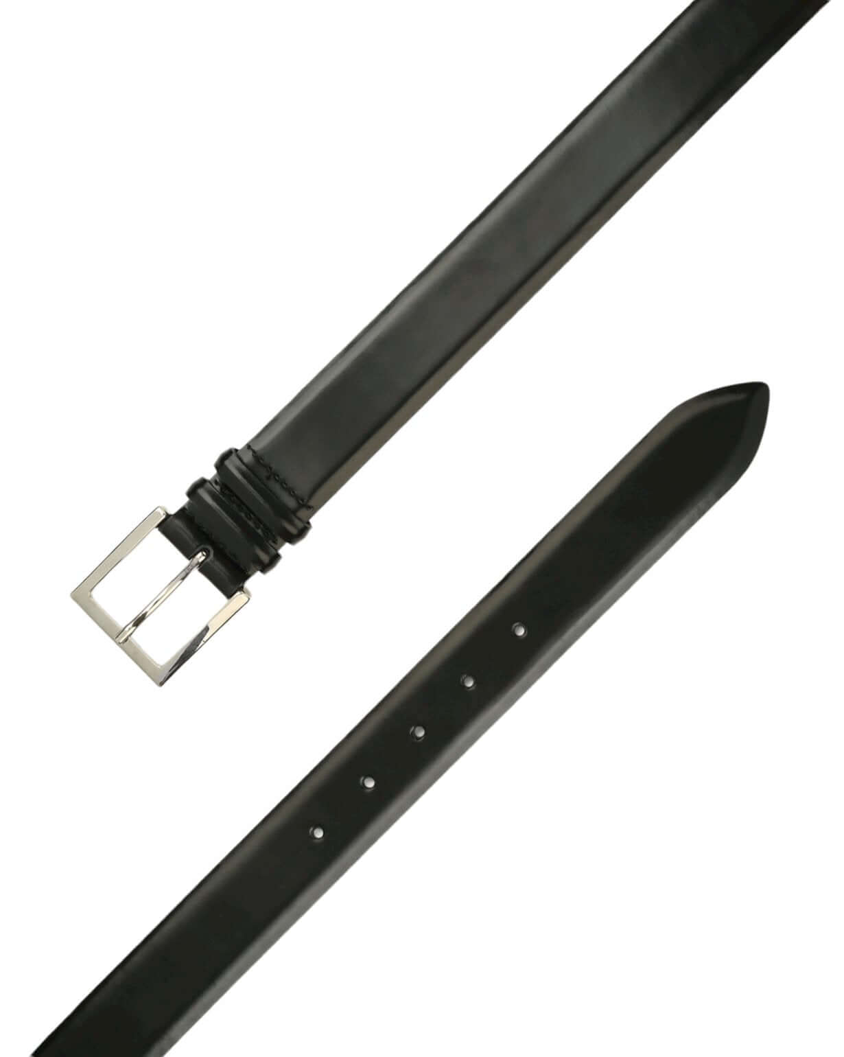 Cintura Classica Calf Nero in Pelle