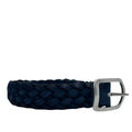 Cintura Hunting Double Blu in Pelle