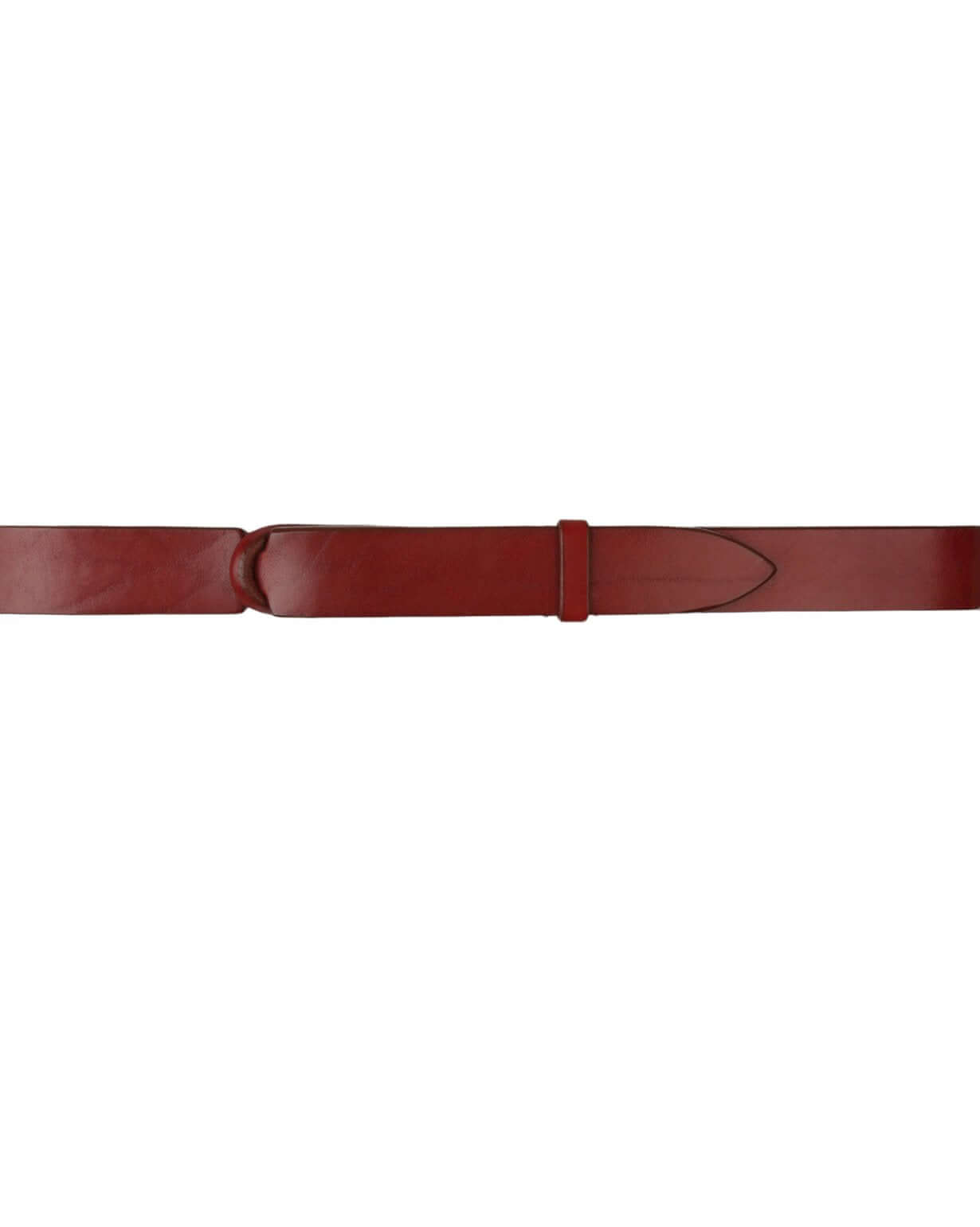 Cintura Nobuckle Bull in Cuoio