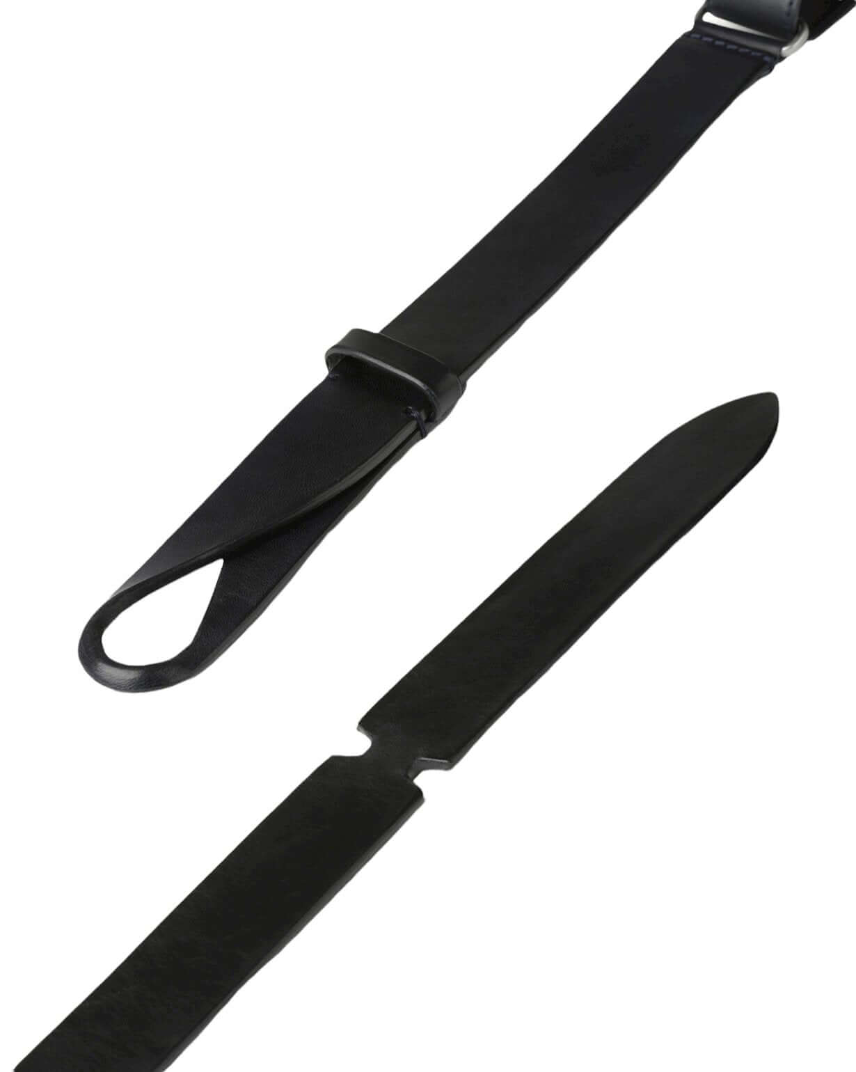 Cintura Nobuckle Bull in Cuoio