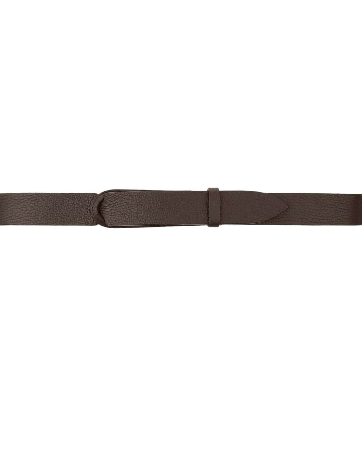 Cintura Nobuckle Micron in Pelle