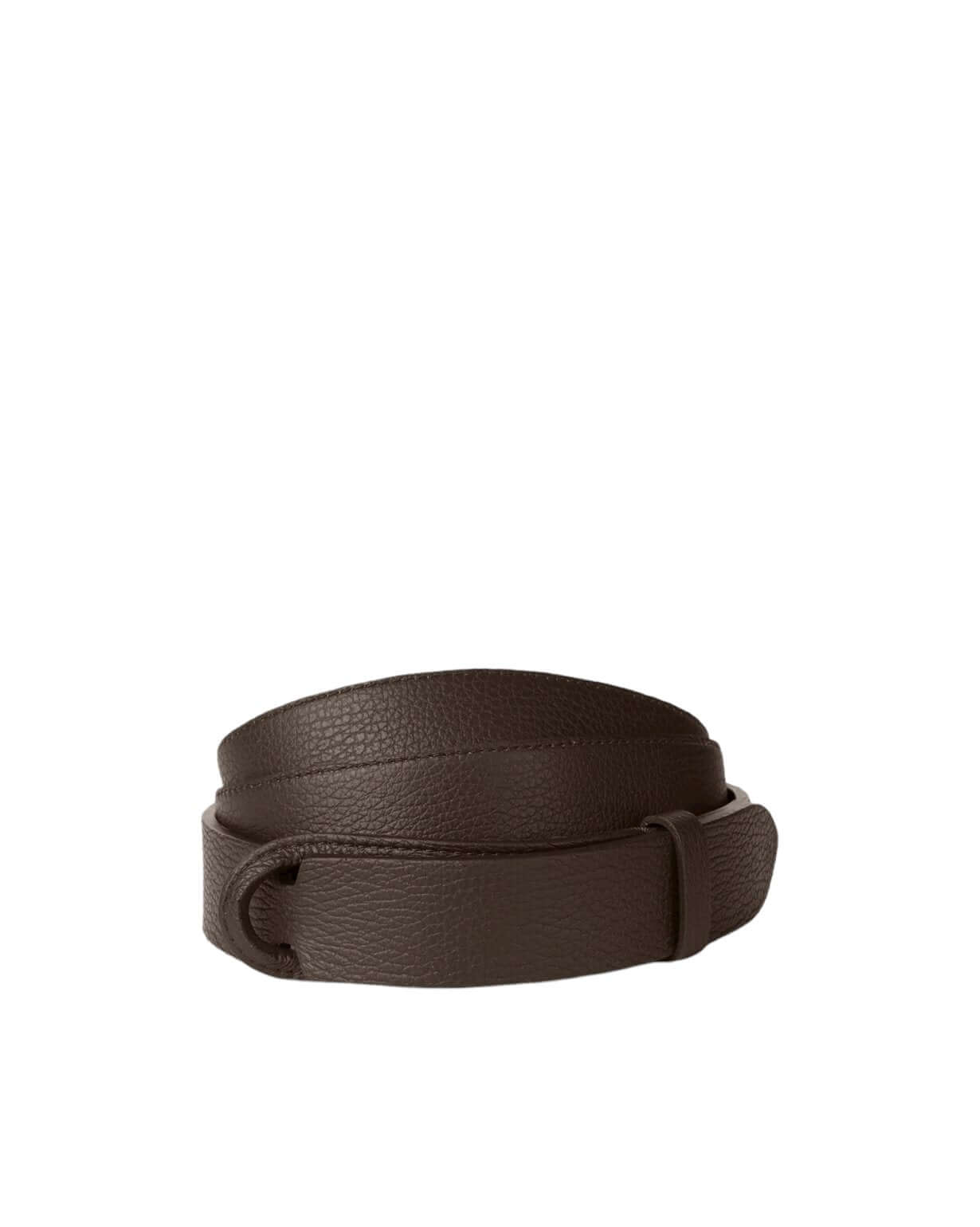 Cintura Nobuckle Micron in Pelle