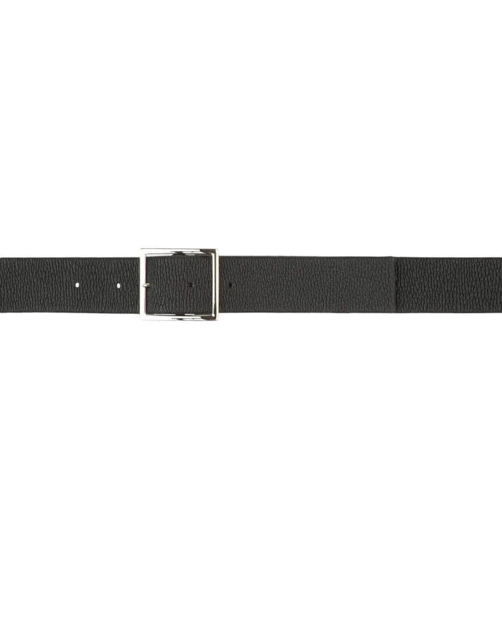 Cintura Reversibile Micron Double Nero/Fango in Pelle