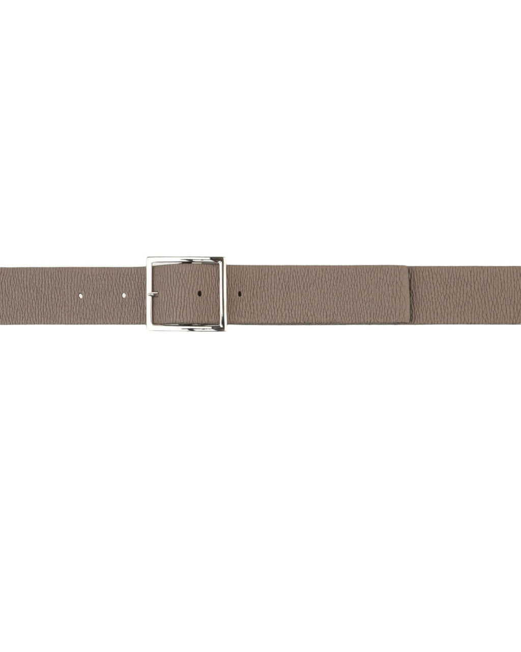 Cintura Reversibile Micron Double Nero/Fango in Pelle
