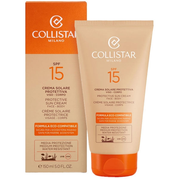 COLLISTAR CREMA VISO SOLARE PROTEZIONE VISO CORPO SPF 15 150 ML