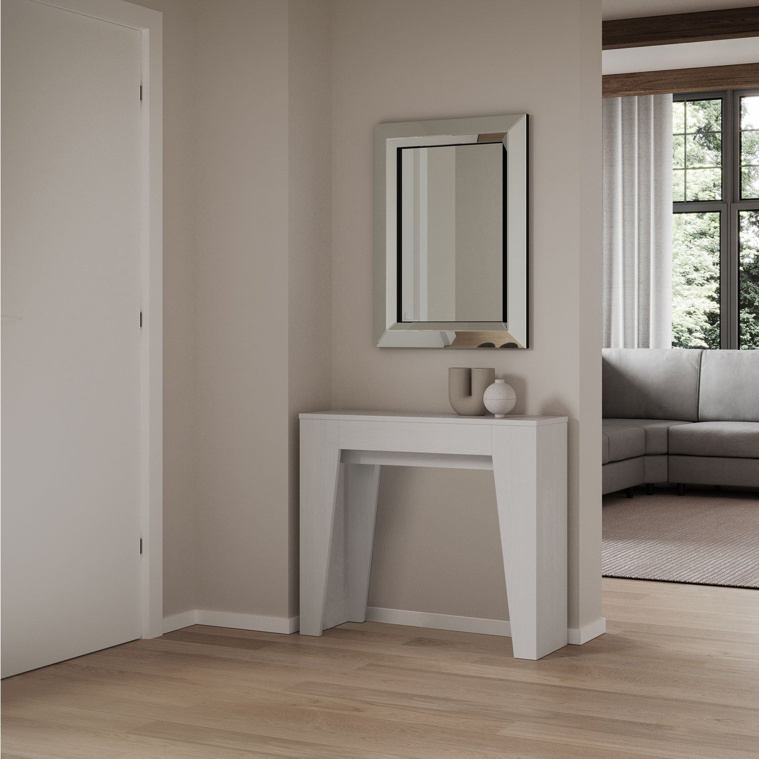 Consolle Estensibile Elegante 90x25x77 cm