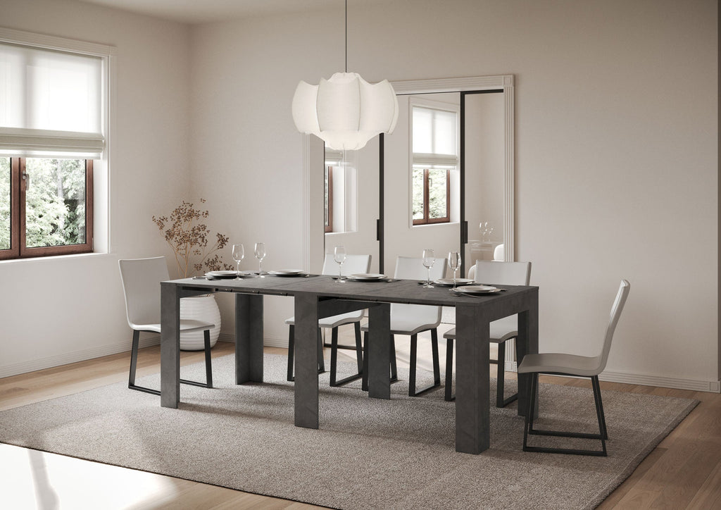 Consolle Estensibile Elegante Slick 90x25/181 cm