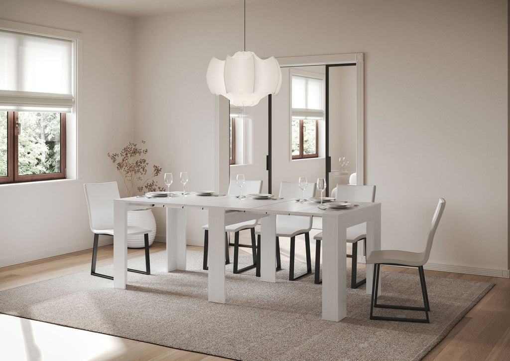 Consolle Estensibile Elegante Slick 90x25/181 cm