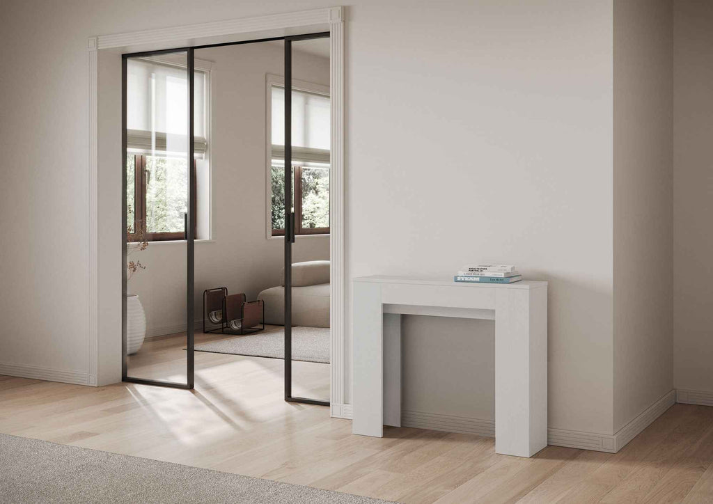 Consolle Estensibile Elegante Slick 90x25/181 cm