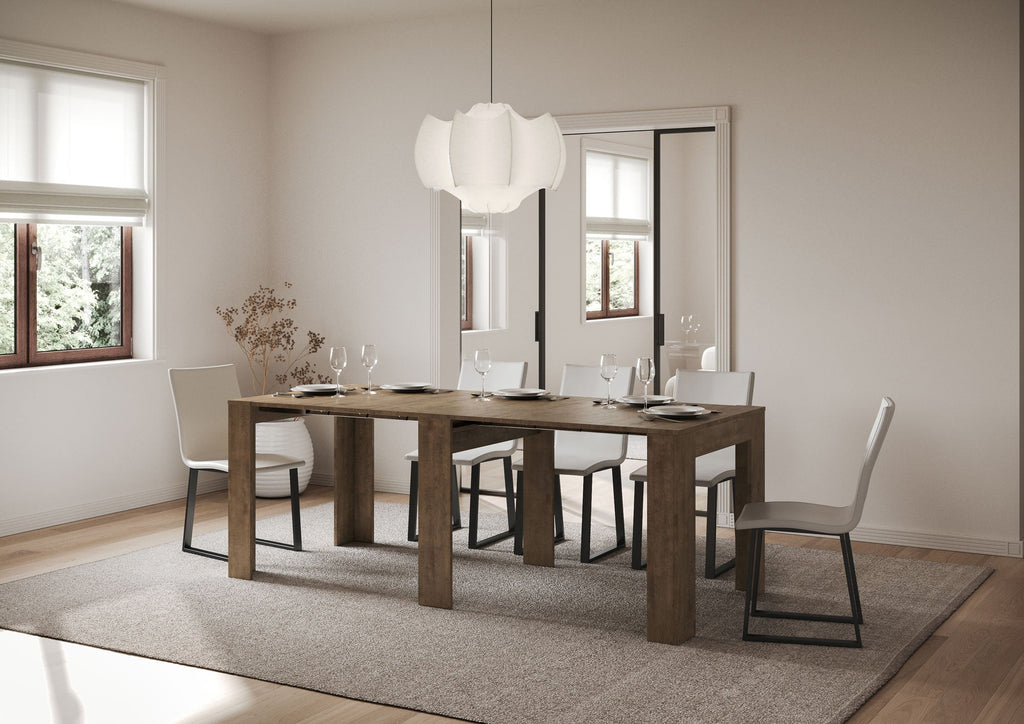 Consolle Estensibile Elegante Slick 90x25/181 cm