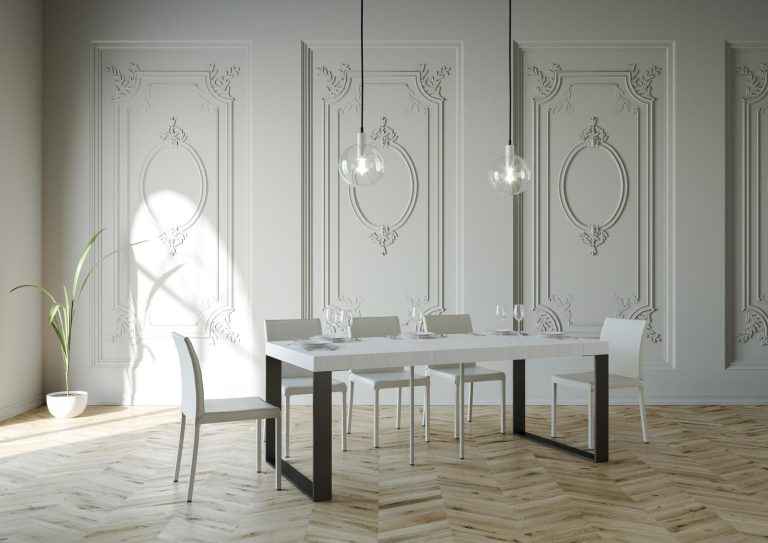 Consolle Estensibile Elettra Premium Antracite con Struttura Robusta e Elegante