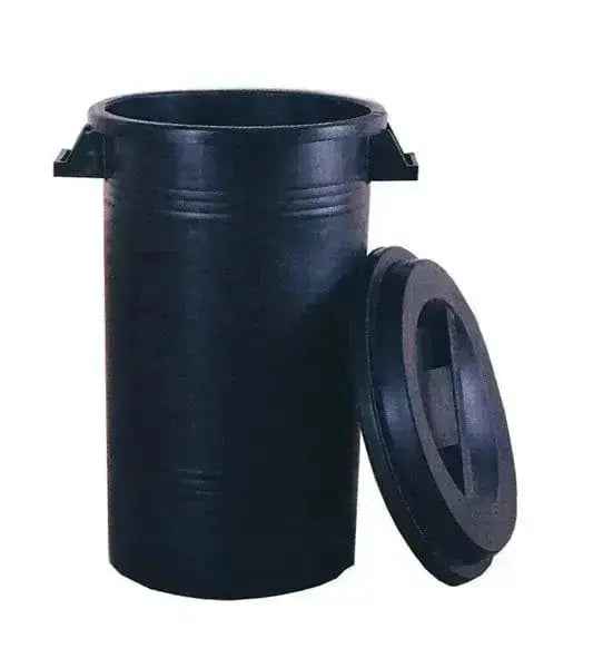 Contenitore con Coperchio Nero da 50 Litri