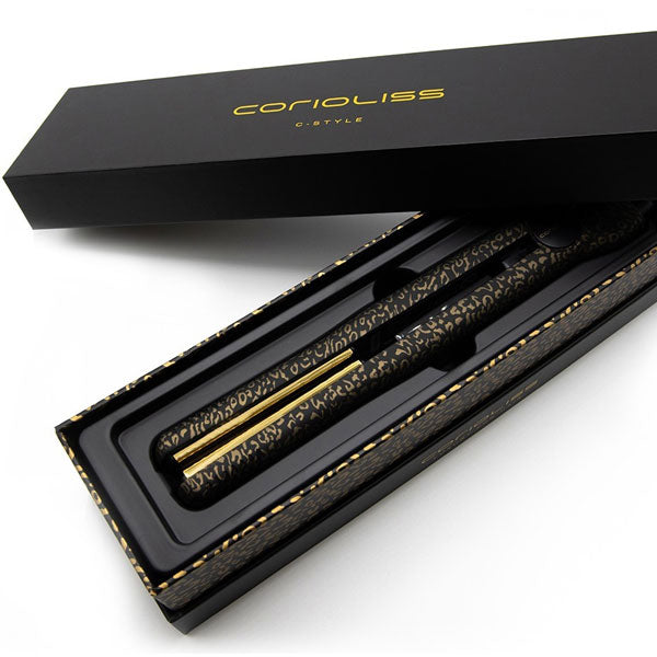 CORIOLISS C-STYLE PIASTRA CAPELLI SOFT TOUCH GOLD LEOPARD