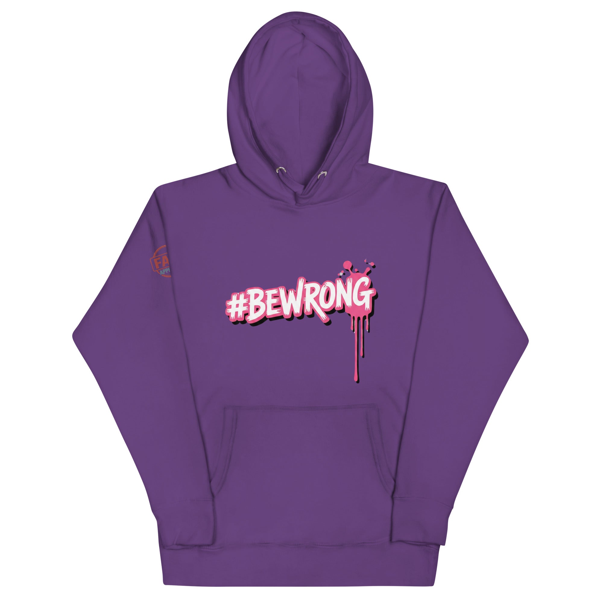 Felpa con Cappuccio Streetwear #BEWRONG 🔴 | FAIL – Comfort, Stile & Coraggio di Sbagliare