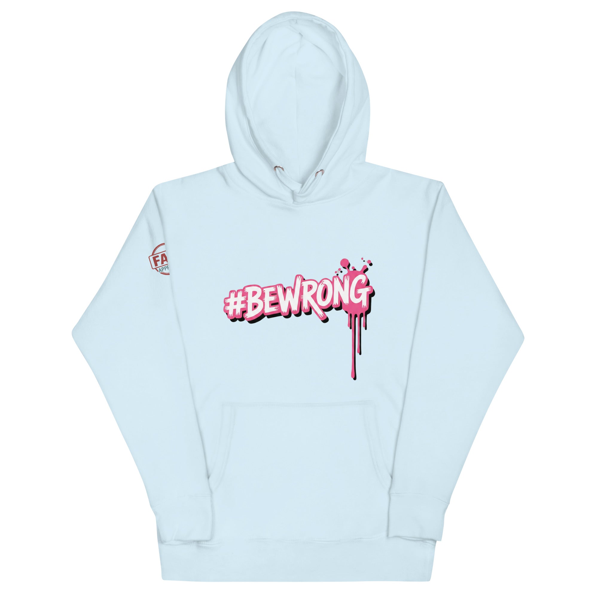 Felpa con Cappuccio Streetwear #BEWRONG 🔴 | FAIL – Comfort, Stile & Coraggio di Sbagliare