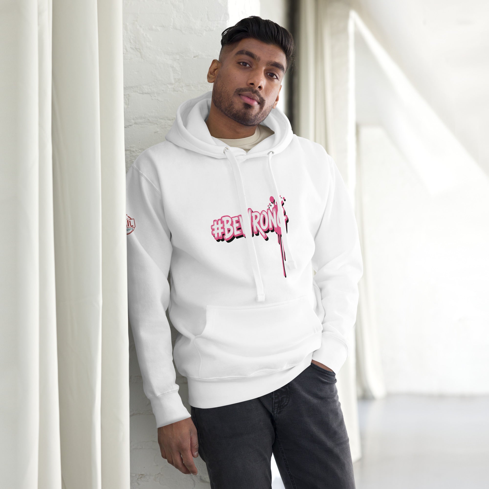 Felpa con Cappuccio Streetwear #BEWRONG 🔴 | FAIL – Comfort, Stile & Coraggio di Sbagliare