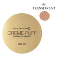 MAX FACTOR CREME PUFF POWDER COMPACT TRANSLUCENT 05