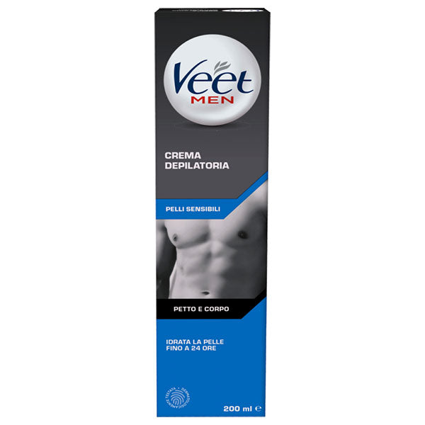 VEET FOR MEN CREMA DEPILATORIA PELLI SENSIBILI CORPO 200 ML