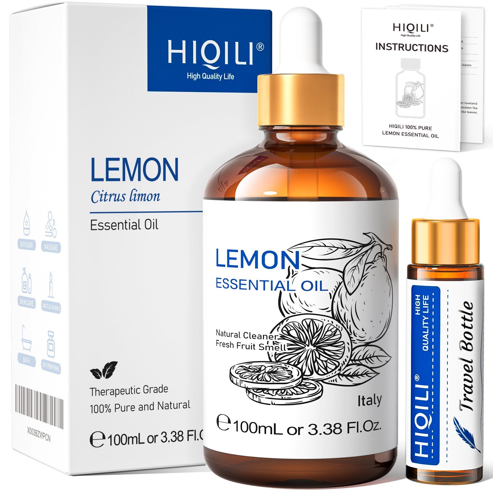 Bellezza e cura della pelle - Olio essenziale puro - Estratto vegetale - Olio da massaggio alla rosa - Profumo - Aromaterapia