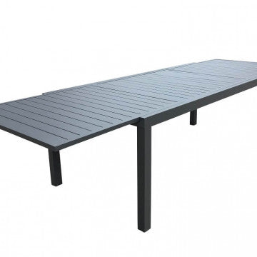 Tavolo Formentera allungabile in alluminio 160/240 X 90