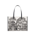 Borsa Shopping Mirage Bianco e Nero