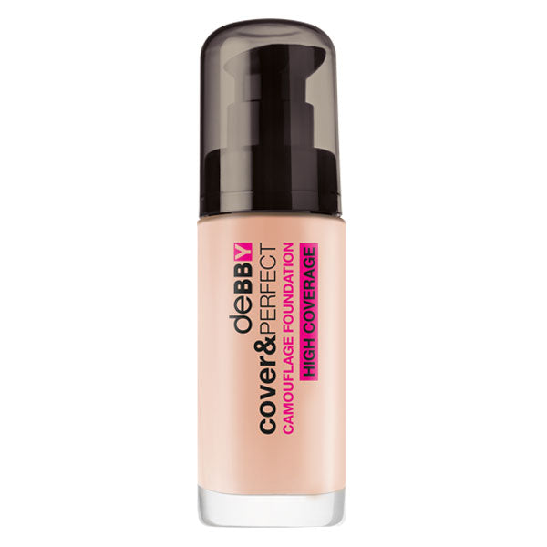 DEBBY COVER & PERFECT CAMOUFLAGE FOUNDATION NUDE ROSE 01