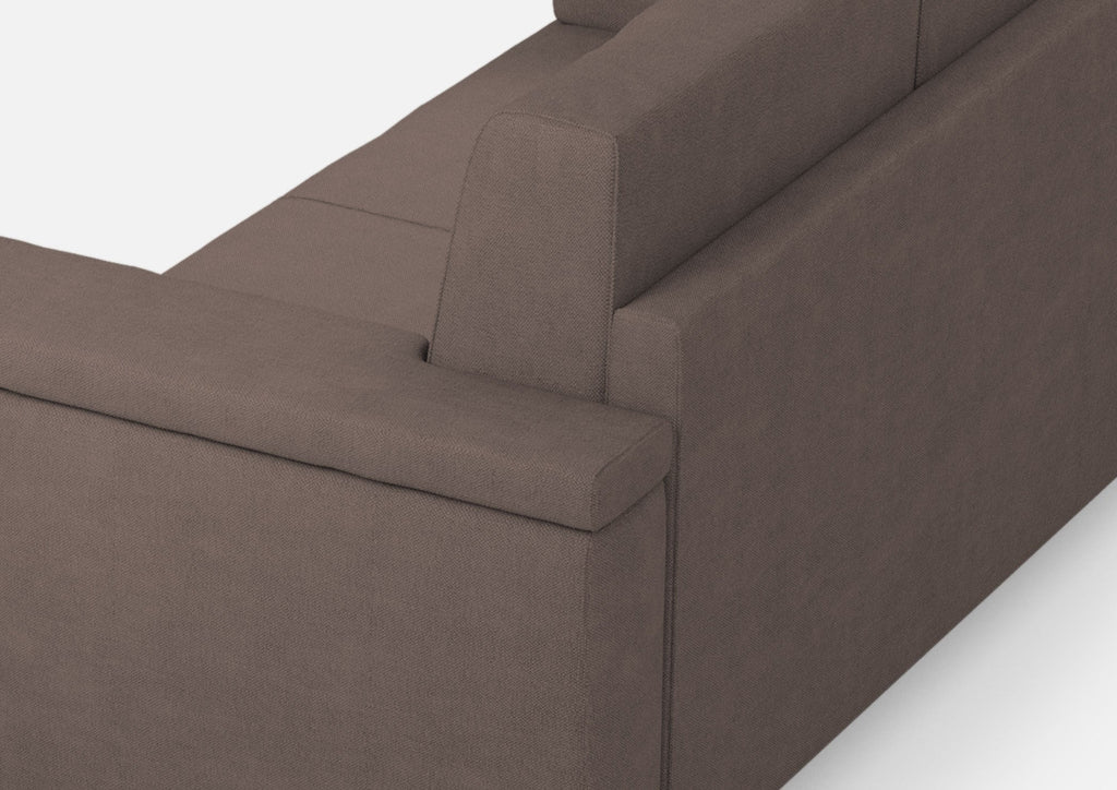Divano Marrak 2 posti (due sedute da 60cm) misure esterne L.148cm