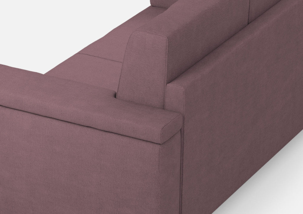 Divano Marrak 2 posti (due sedute da 60cm) misure esterne L.148cm