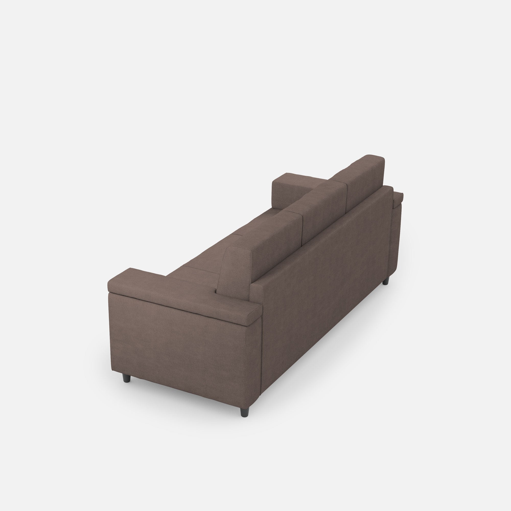 Divano Marrak 3 posti (tre sedute da 60cm) misure esterne L.208cm