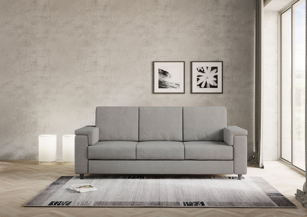 Divano Marrak 3 posti (tre sedute da 60cm) misure esterne L.208cm